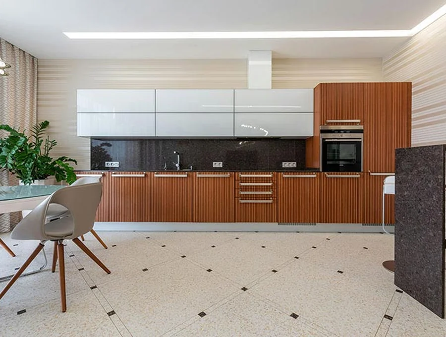 White Contemporary Kitchen Cabinet Concept